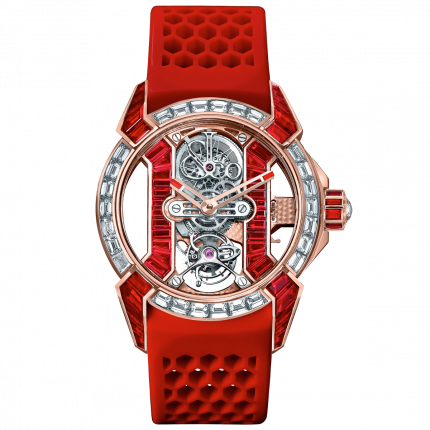 Jacob & Co. Epic X Tourbillon Baguette Rubies 44 mm EX500.40.BD.BR.A