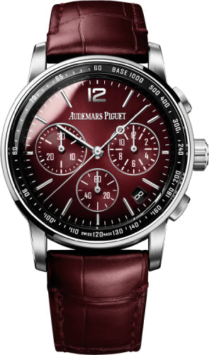 Audemars Piguet Code 11.59 Chronograph 41mm White Gold Burgundy Dial | 26393BC.OO.A068CR.01