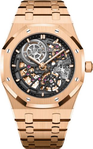 Audemars Piguet Royal Oak Jumbo Extra-Thin Openworked 39mm "50th Anniversary" Rose Gold | 16204OR.OO.1240OR.01