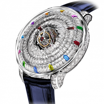 Jacob & Co. The Mystery Tourbillon Diamond & Rainbow Index 50 mm SN800.30.BD.AF.ABALA