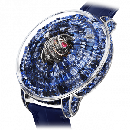 Jacob & Co. The Mystery Tourbillon Blue Camo 50 mm SN800.30.CB.CB.A