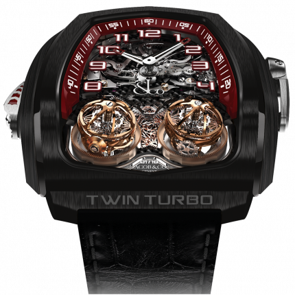 Jacob & Co. Twin Turbo Tourbillon Repeater Black DLC 57.3 x 51 mm TT100.21.NS.NK.C